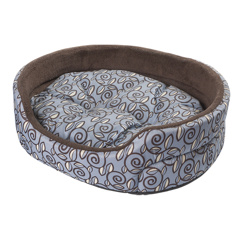 HY-06 Foam Made Velvet Cuddler Cat Bed