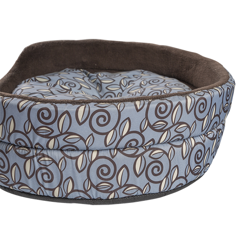 HY-06 Foam Made Velvet Cuddler Cat Bed