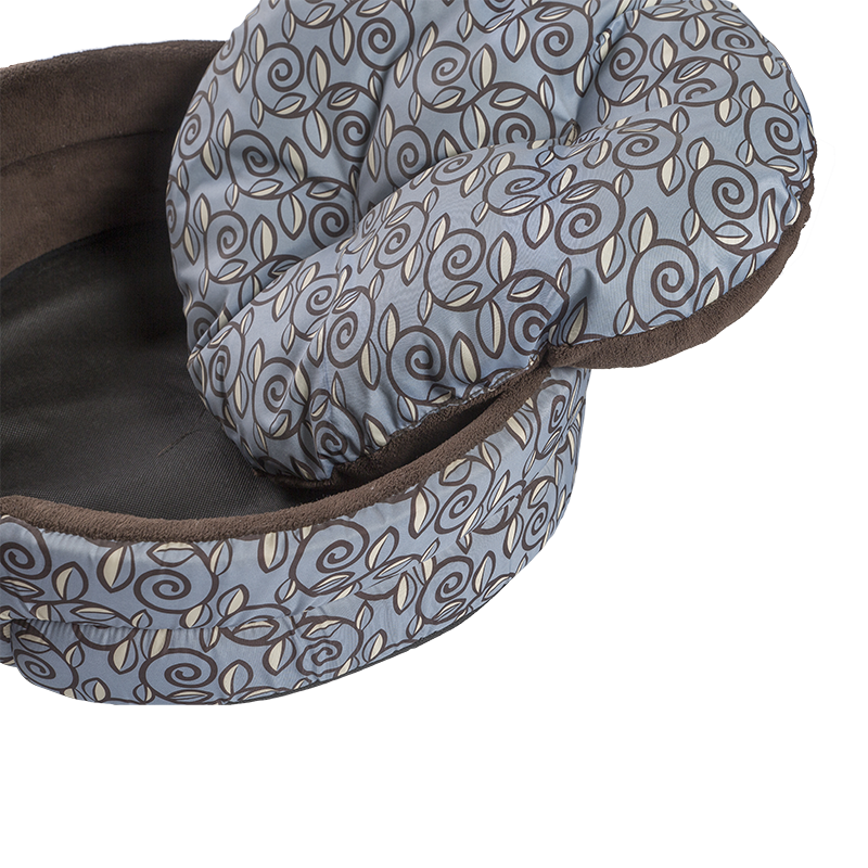 HY-06 Foam Made Velvet Cuddler Cat Bed