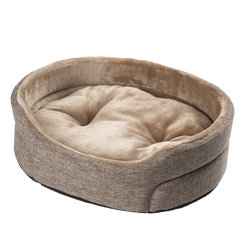 HY-06 Foam Made Velvet Cuddler Cat Bed