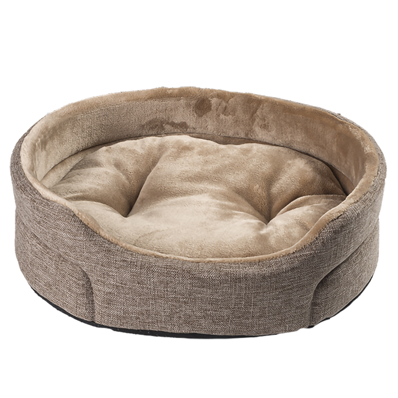 HY-06 Foam Made Velvet Cuddler Cat Bed