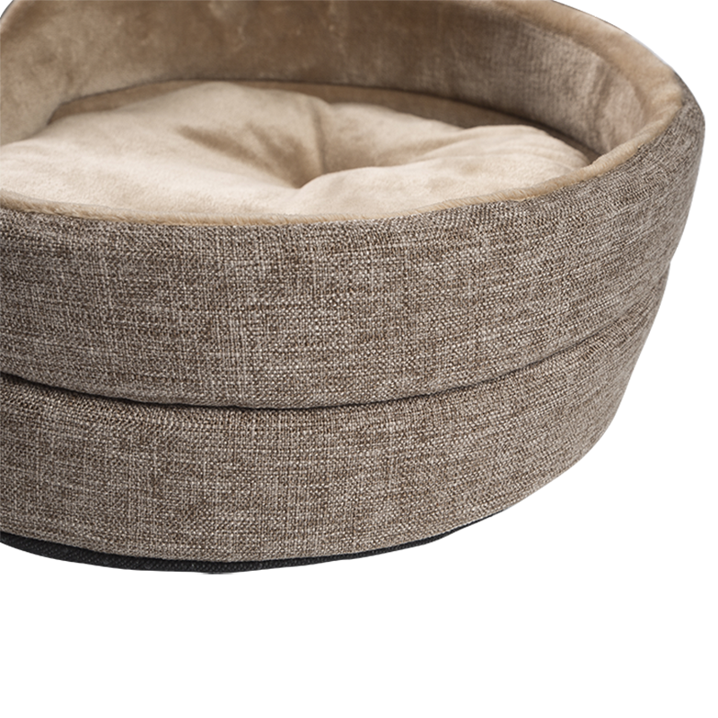 HY-06 Foam Made Velvet Cuddler Cat Bed