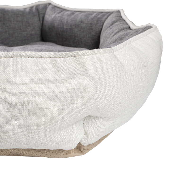 HY-16 Fax Linux Cuddler Oval Dog Bed