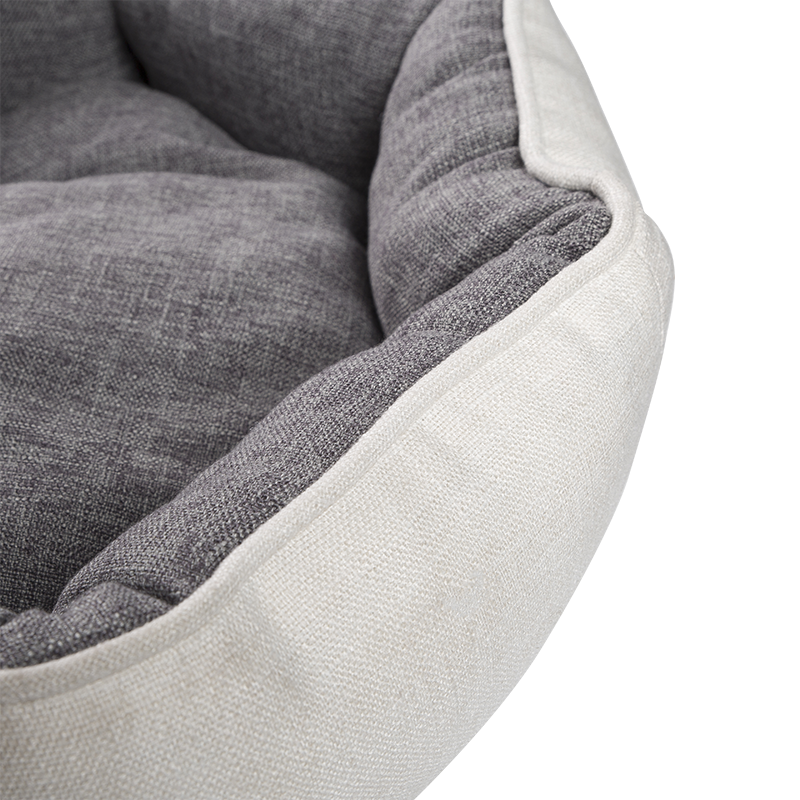 HY-16 Fax Linux Cuddler Oval Dog Bed