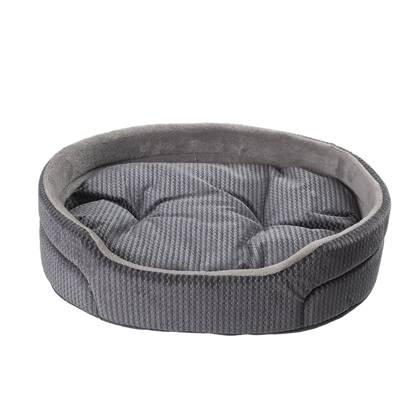 HY-06 Foam Made Velvet Cuddler Cat Bed