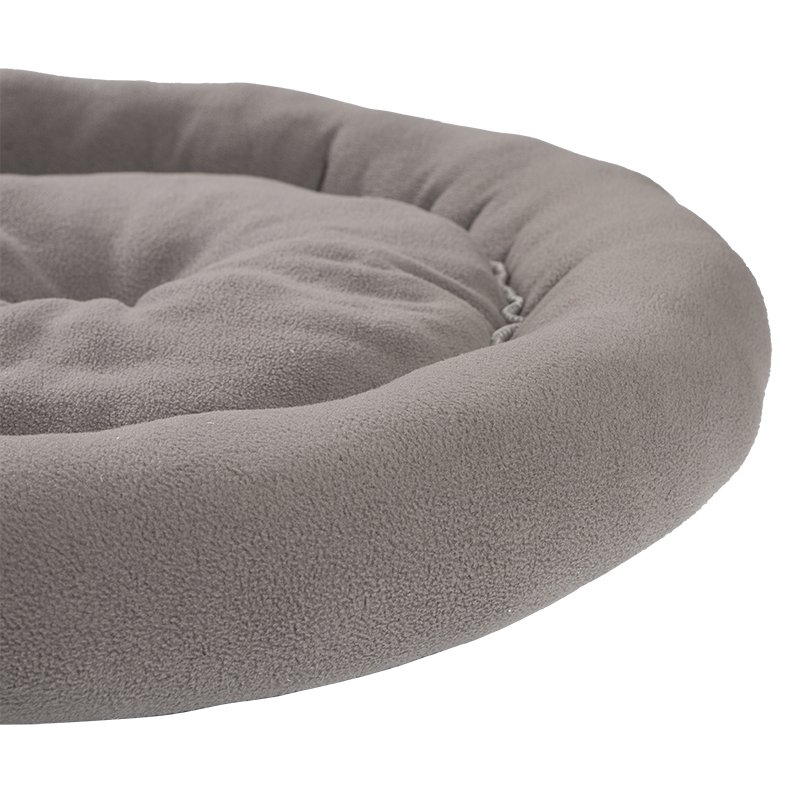 HY-13 Velvet Simple Plush Circle Cuddler Pet Bed
