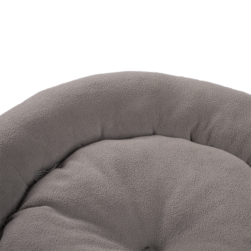 HY-13 Velvet Simple Plush Circle Cuddler Pet Bed