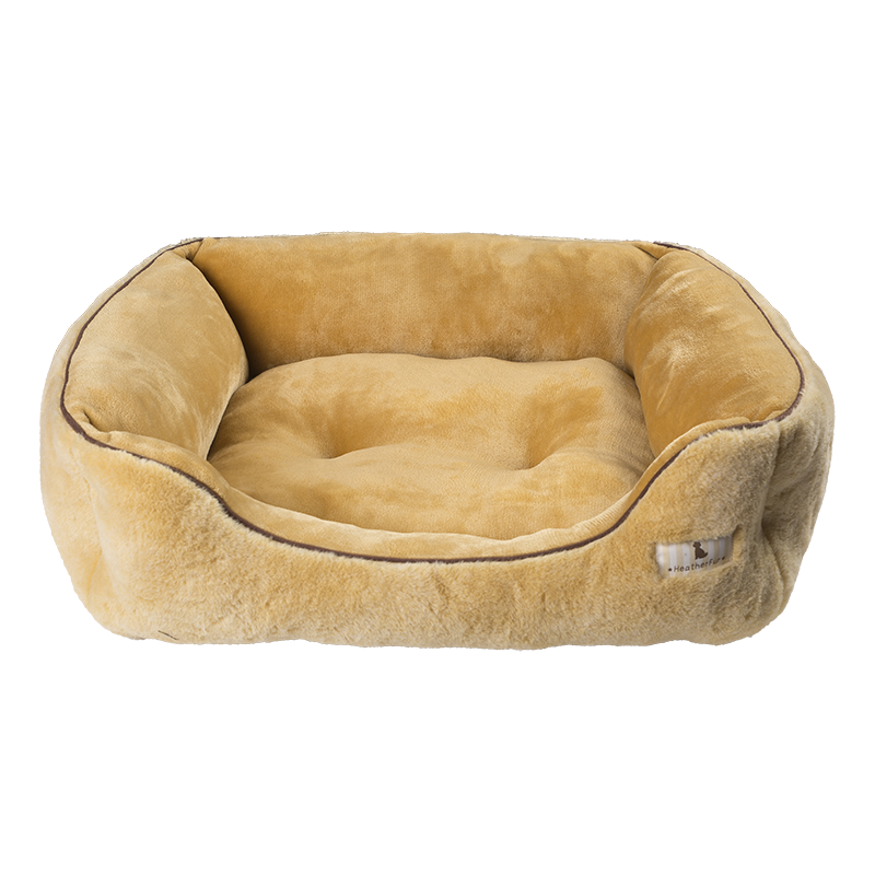 HY-30 Two-color bunny square Plush Pet Bed